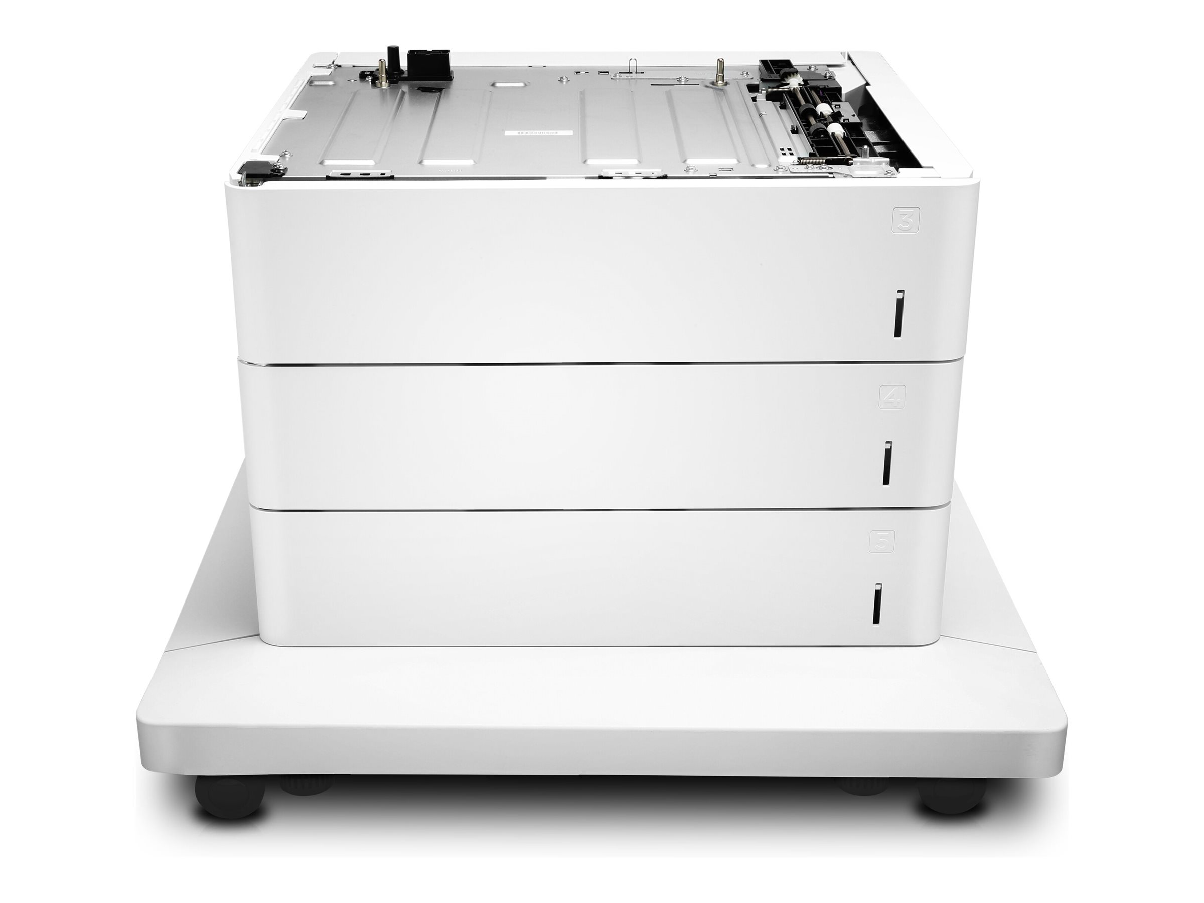 HP Papiereinzug und Ständer - Medienfach / Zuführung - 1650 Blätter in 3 Schubladen (Trays)