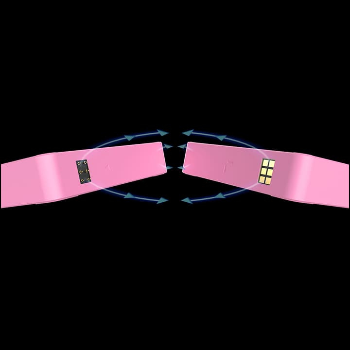 Thermaltake 140mm CT140 EX ARGB Sync PC Cooling Fan Pink 3 Pack - Gehäuse-Lüfter - 500 rpm, Ansicht 3