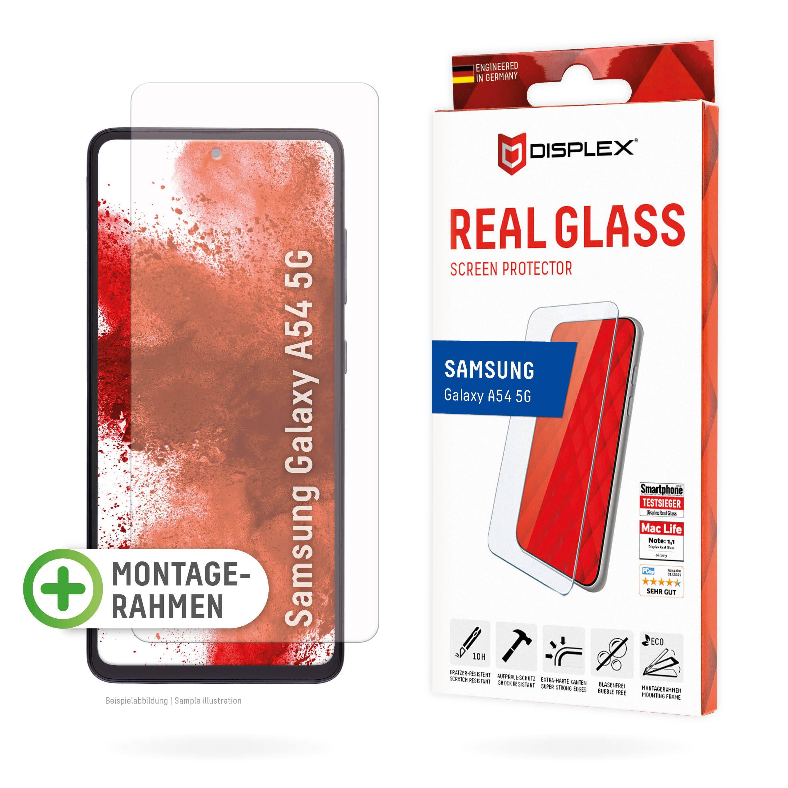 DISPLEX Real Glass Samsung Galaxy A54 5G, Ansicht 3