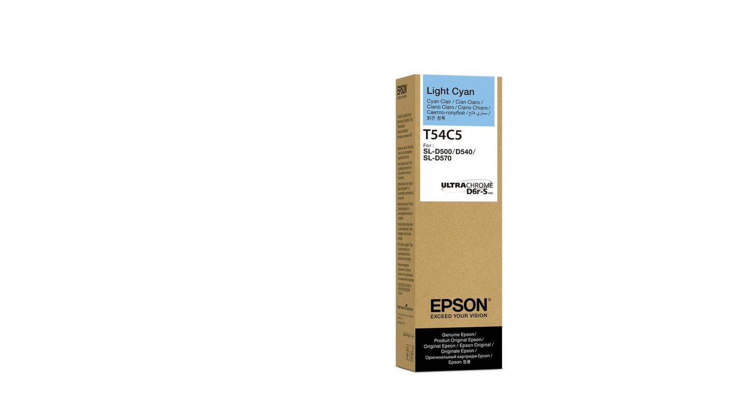 Epson T54C - Hell Cyan - original - Box - Nachfülltinte, Ansicht 2