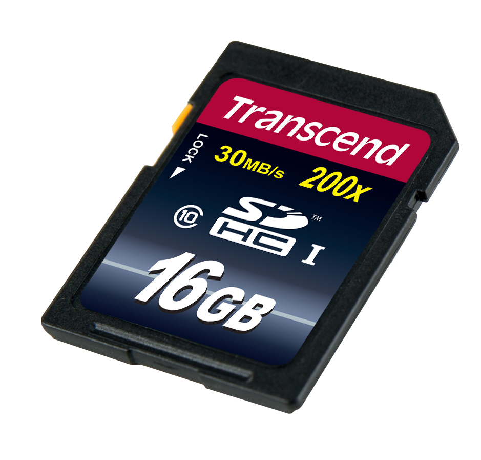 Transcend Flash-Speicherkarte - 16 GB - Class 10, Ansicht 3