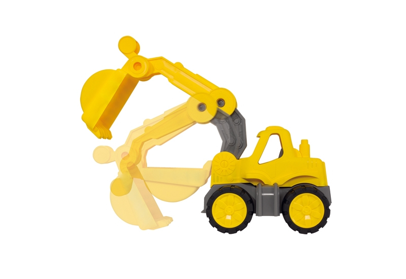BIG Spielwarenfabrik BIG Power Worker Mini Bagger - 2 Jahr(e) - Kunststoff - Gelb, Ansicht 3