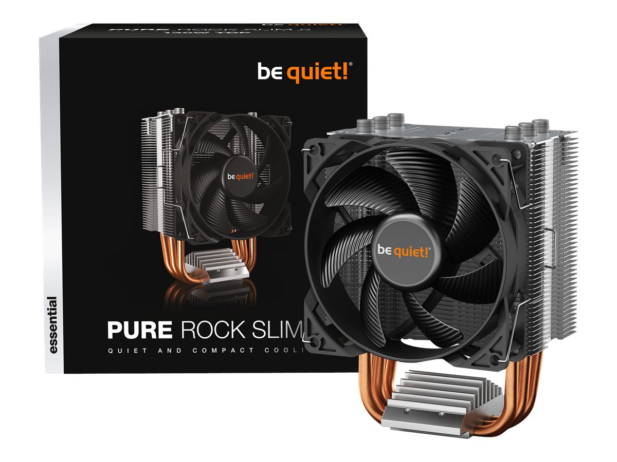 Be Quiet! Pure Rock Slim 2 - Prozessor-Luftkühler - (für: LGA1155, AM3+, LGA1150, LGA1151, AM4, LGA1200)