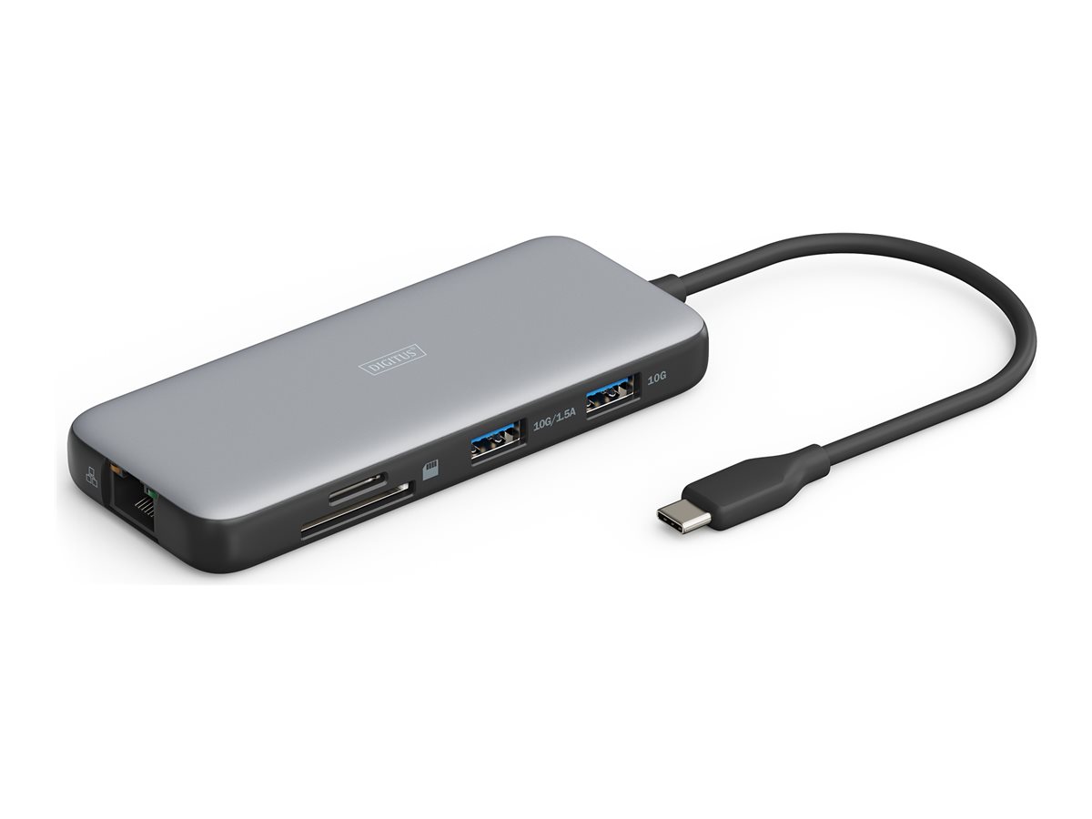 DIGITUS USB-C Docking Station, 8-Port