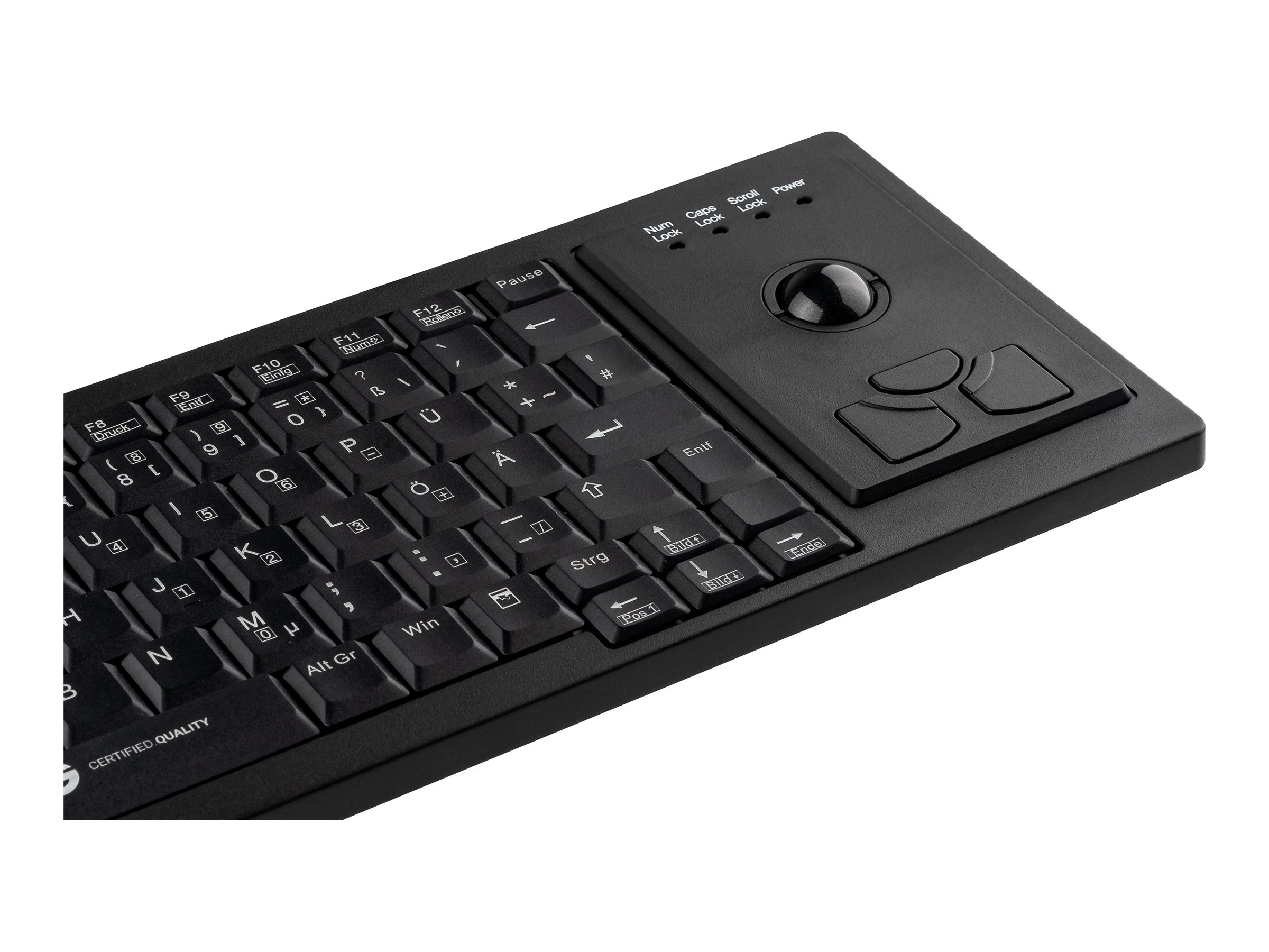 GETT CleanType Xtra Roll - Tastatur - 75% - compact TKL - TL: Deutsch, QWERTZ, Ansicht 3