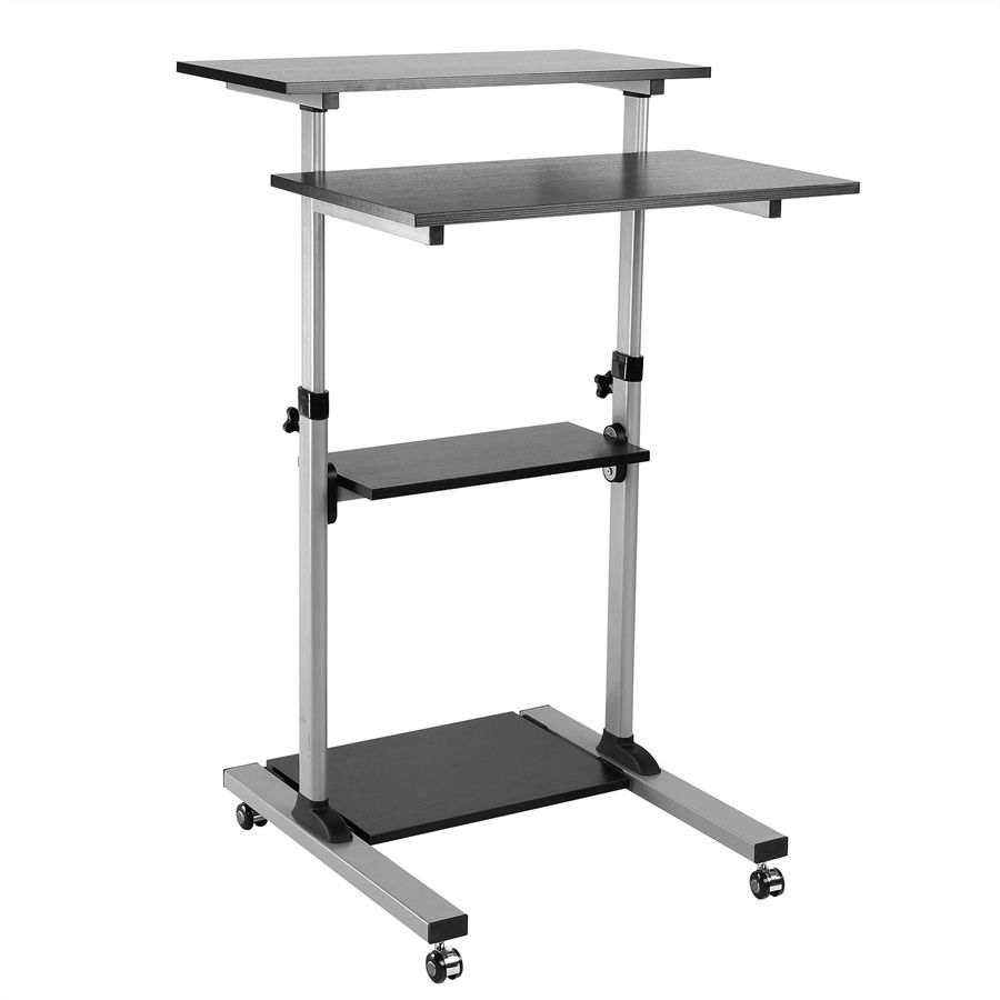 ROLINE PC Standing Workstation - Aufstellung für LCD-Bildschirm / Tastatur / Maus / CPU / Drucker, Ansicht 2
