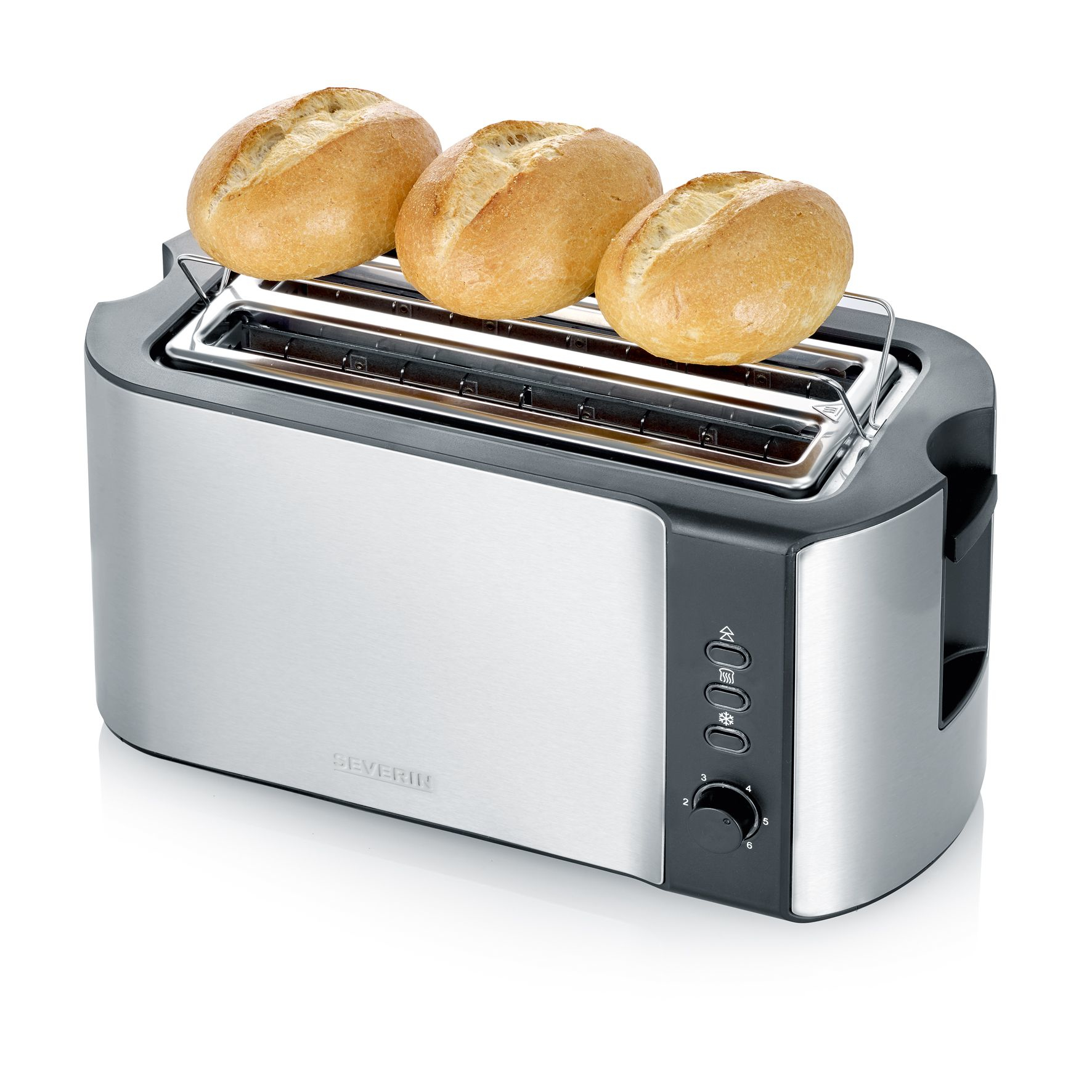 SEVERIN AT 2590 - Toaster - 4 Scheibe - 2 Steckplatz, Ansicht 2