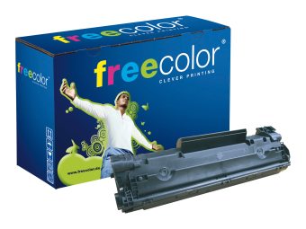 freecolor 125 g - Schwarz - kompatibel - Tonerpatrone (Alternative zu: HP 85A)