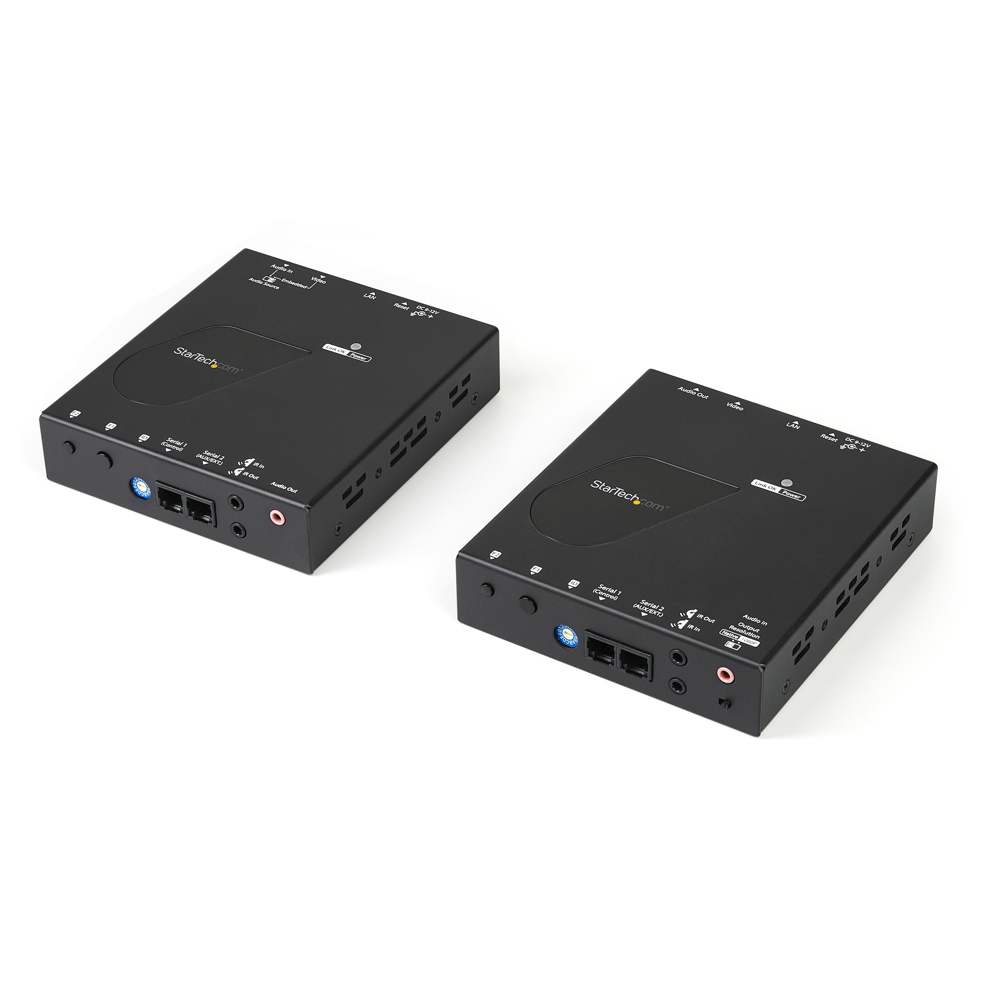 StarTech.com HDMI über IP Extender Kit - 4K, 3840 x 2160 Pixel, AV-Sender &amp; -Empfänger, 100 m, Kabelgebunden, Schwarz