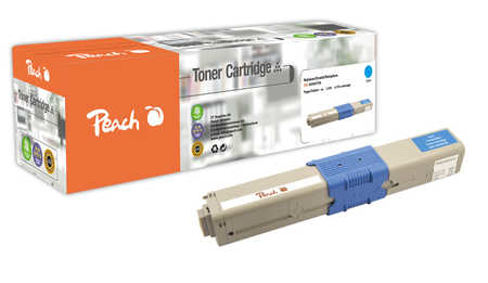 Peach Cyan - kompatibel - wiederaufbereitet - Tonerpatrone (Alternative zu: OKI 44469706), Ansicht 2
