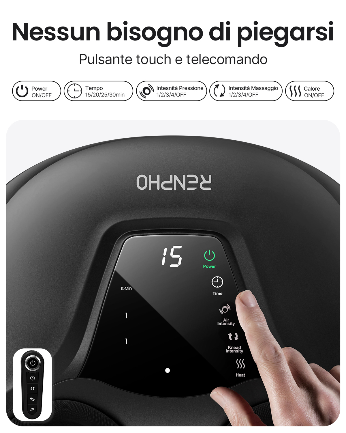 Renpho Shiatsu Fußmassagegerät, Ansicht 3