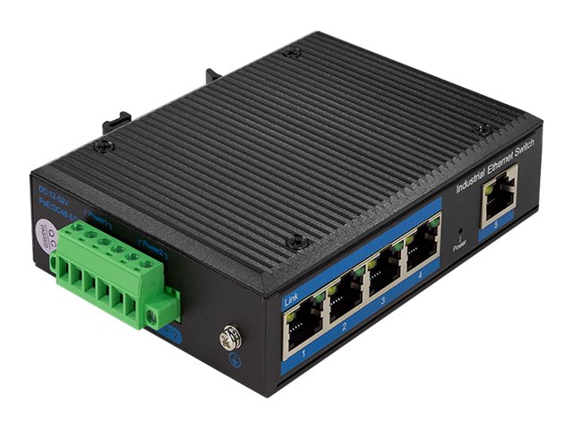 LogiLink Switch - industriell - 5 x 10/100/1000