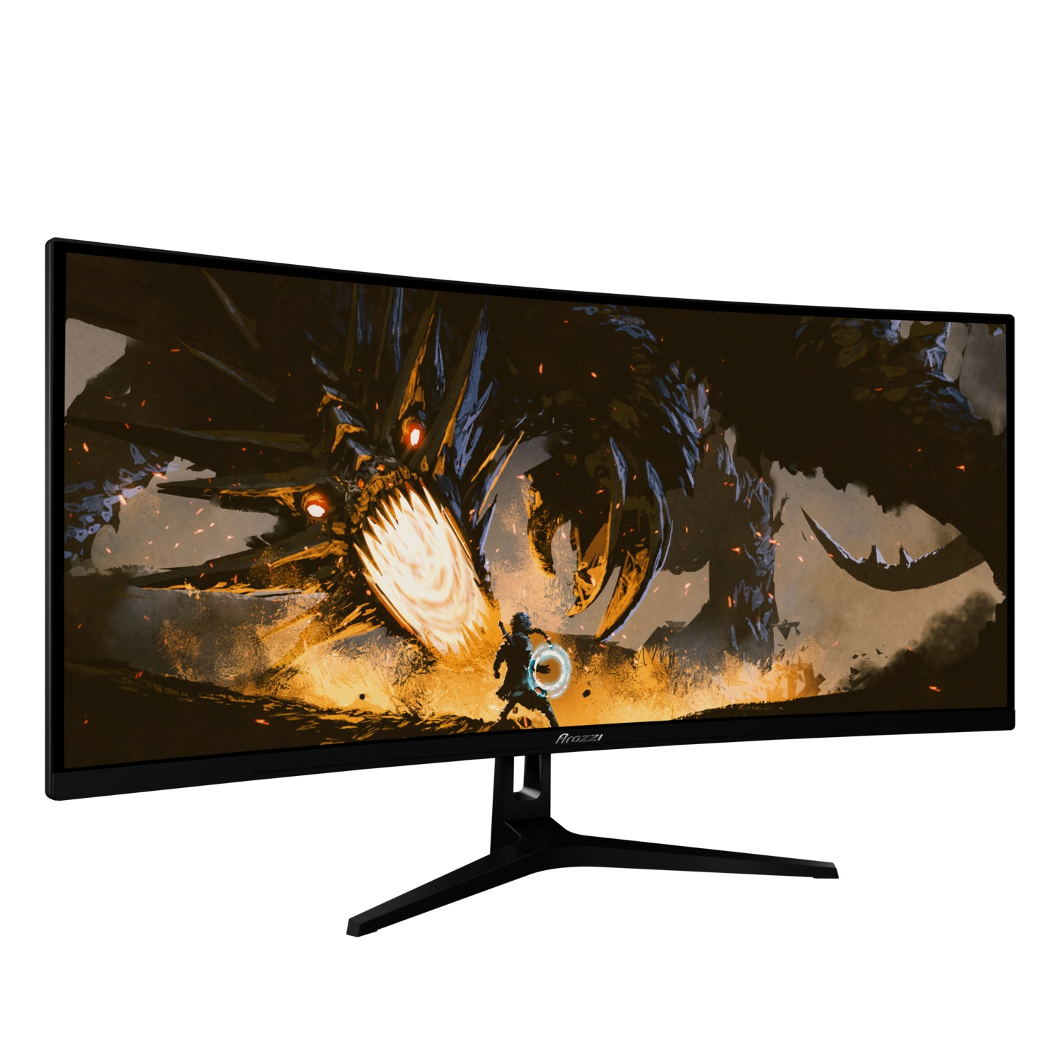 Arozzi TFT Nova curved schwarz - Flachbildschirm (TFT/LCD) - 86,4 cm (34), Ansicht 2