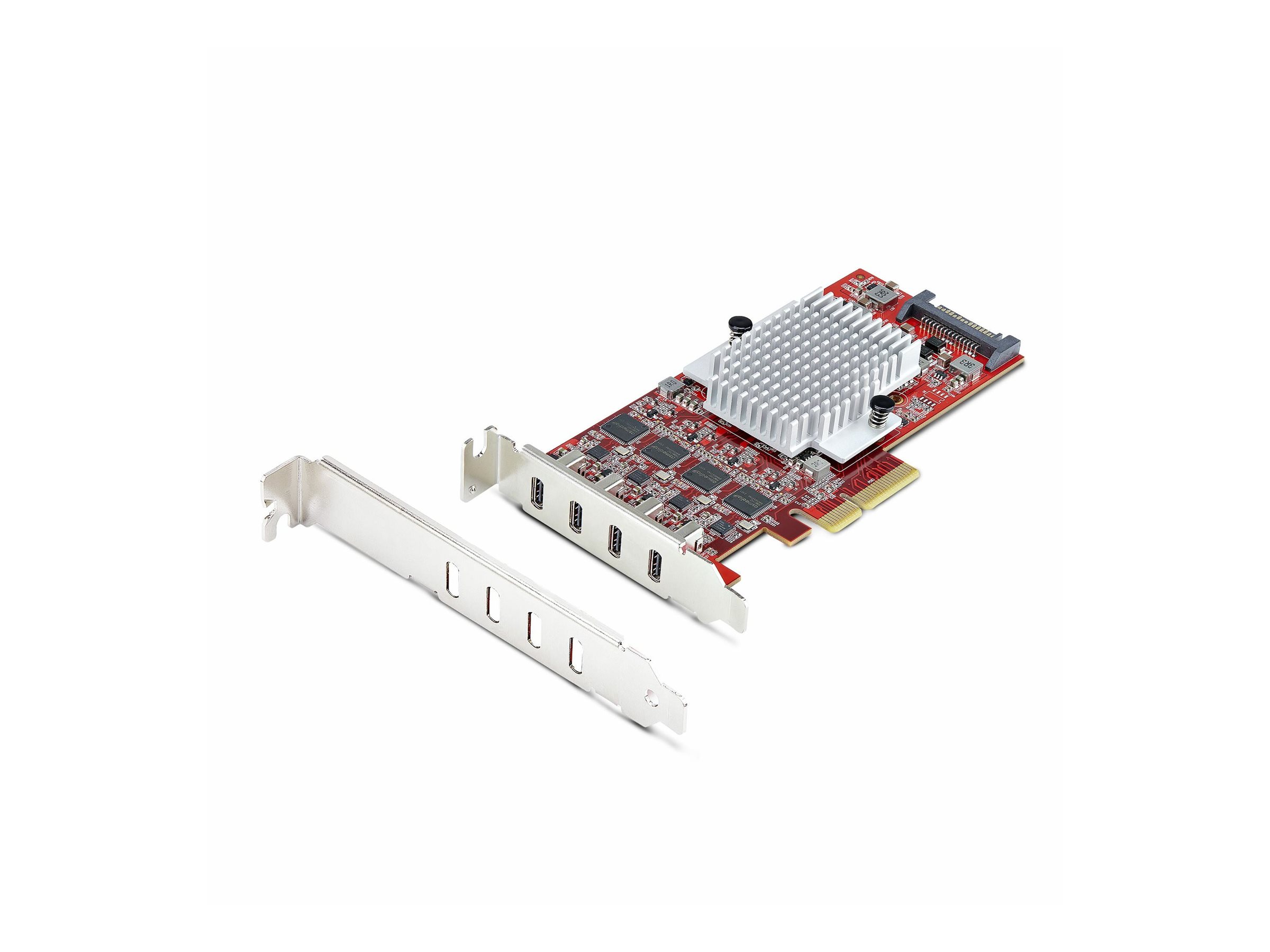 StarTech.com 4-Port USB Type-C PCIe Card, USB-C