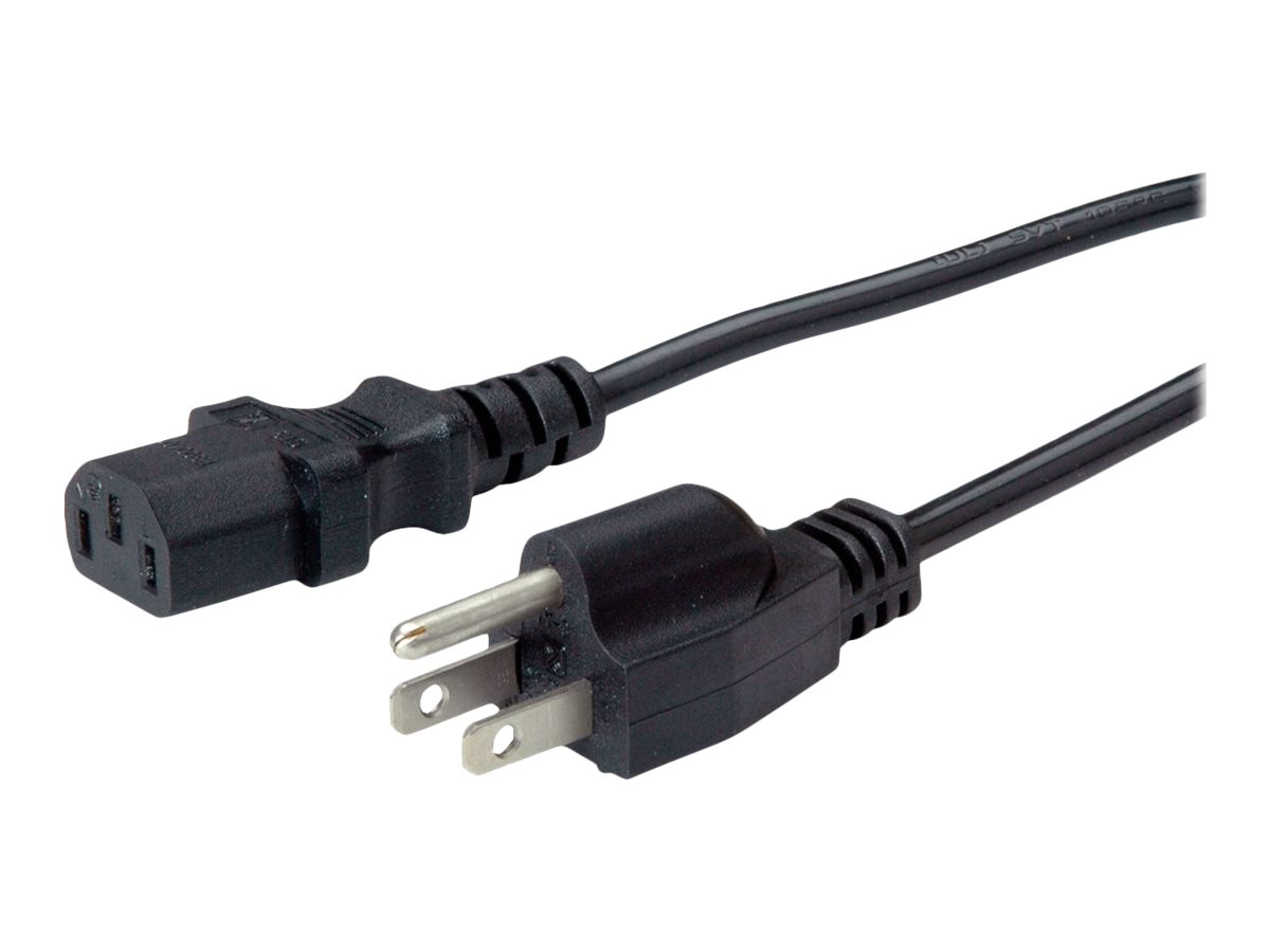 VALUE Secomp - Stromkabel - power IEC 60320 C13 zu NEMA 5-15 (M)