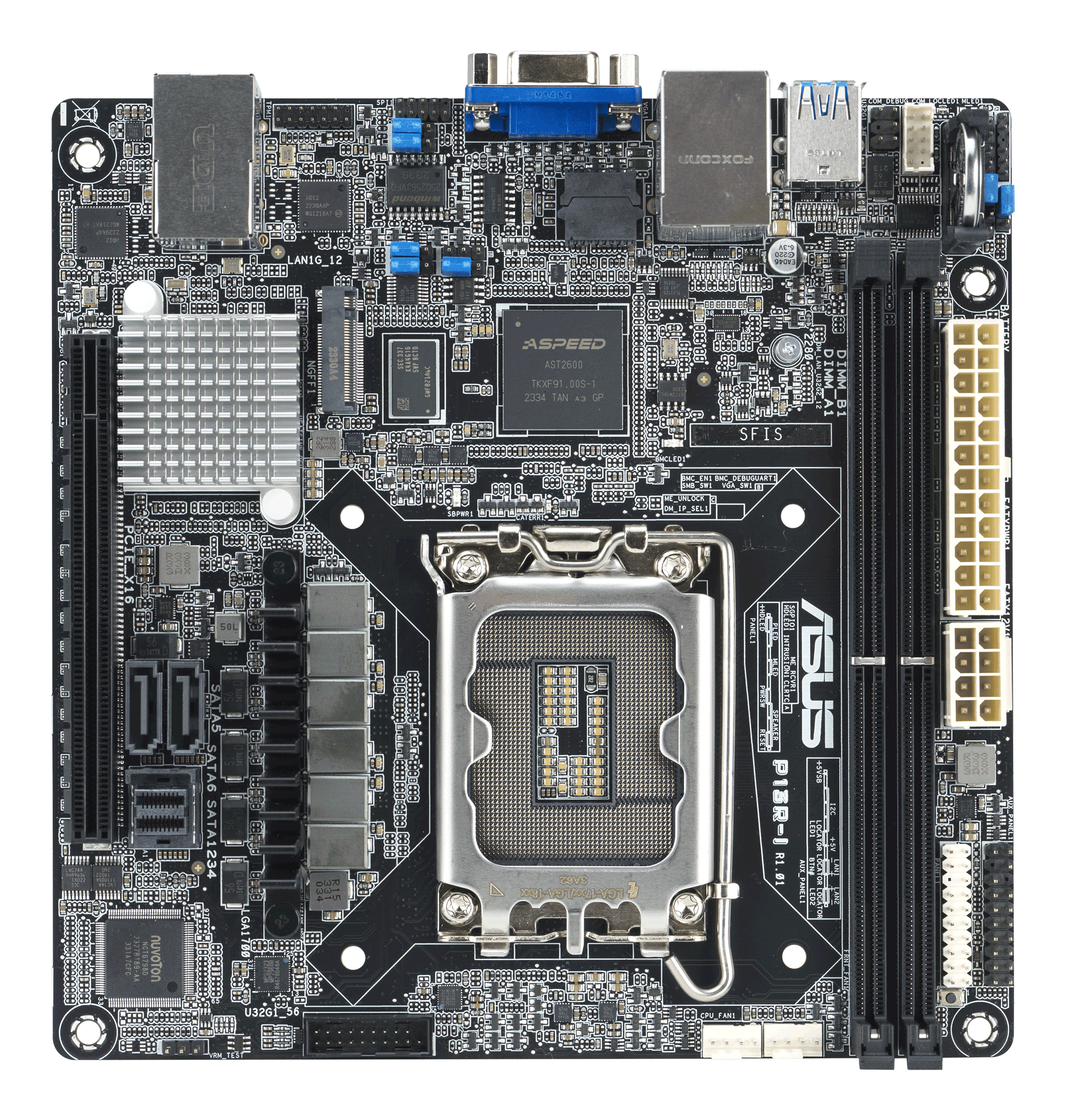 ASUS P13R-I - Motherboard - Mini-ITX - LGA1700-Sockel, Ansicht 2