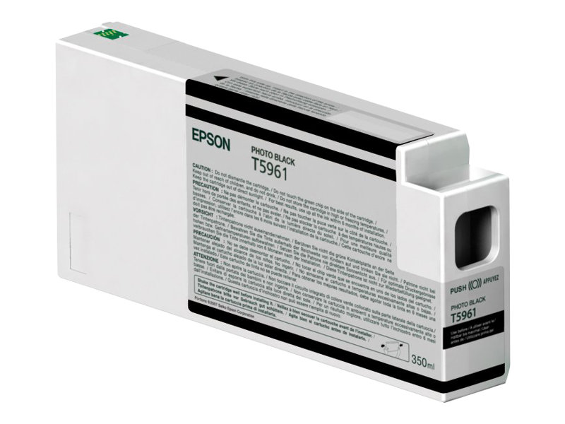 Epson T5961 - 350 ml - Photo schwarz - original - Tintenpatrone - für Stylus Pro 7700, Pro 7890, Pro 7900, Pro 9700, Pro 9890, Pro 9900, Pro WT7900