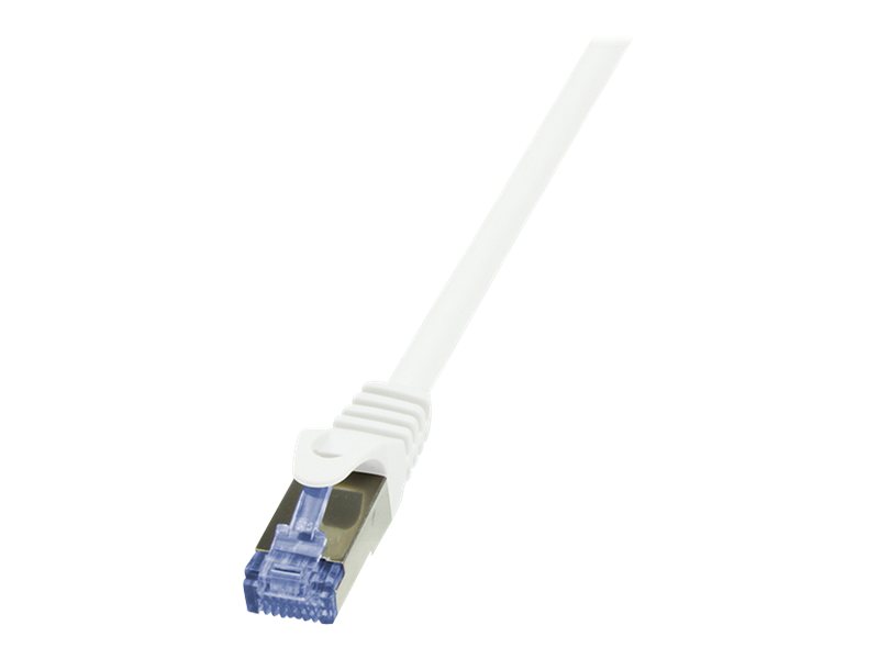 Logilink CAT6A S/FTP Patchkabel AWG26 PIMF weiß 0,25m (CQ3011S)