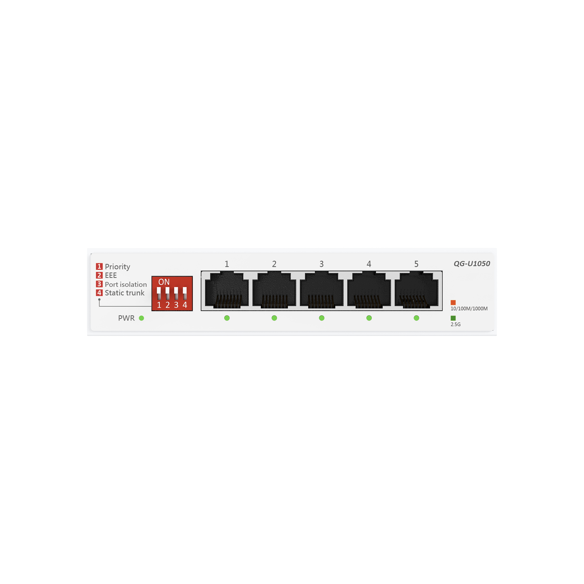 ASUS Qg-U1050 2.5G Unmanaged Switch - Switch - WLAN, Ansicht 4