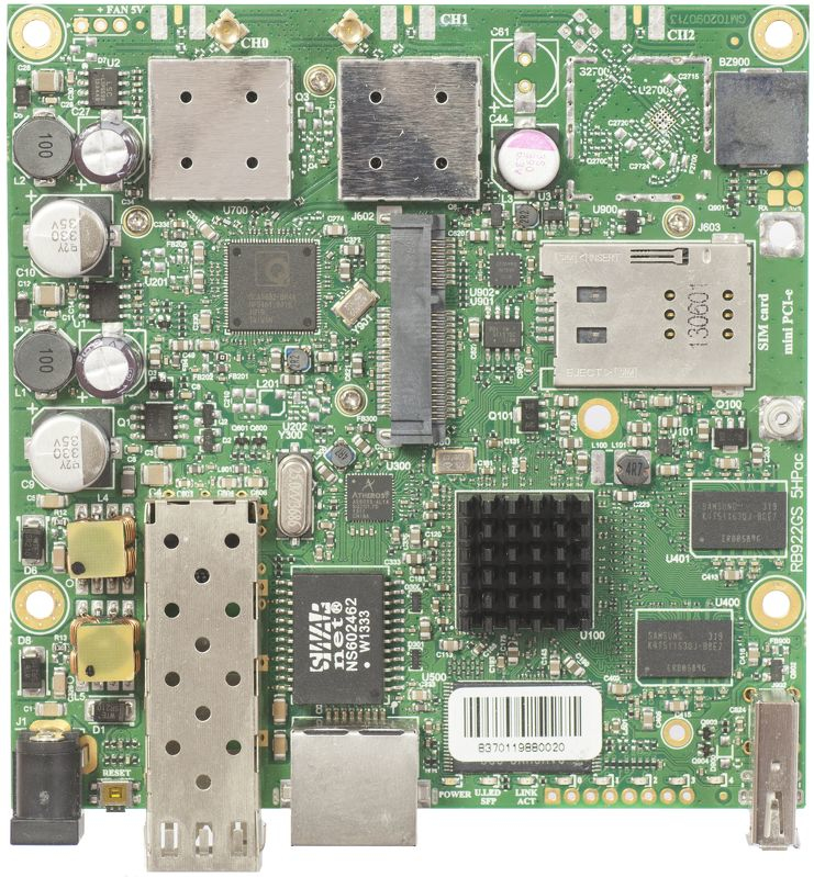 MikroTik RouterBOARD RB922 - Wireless Router 1GbE, Ansicht 2