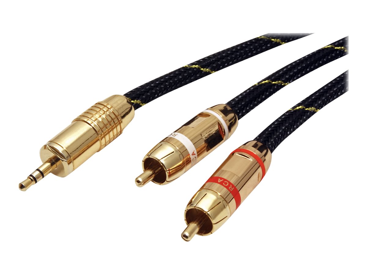 ROLINE Gold - Audiokabel - mini-phone stereo 3.5 mm männlich zu RCA männlich