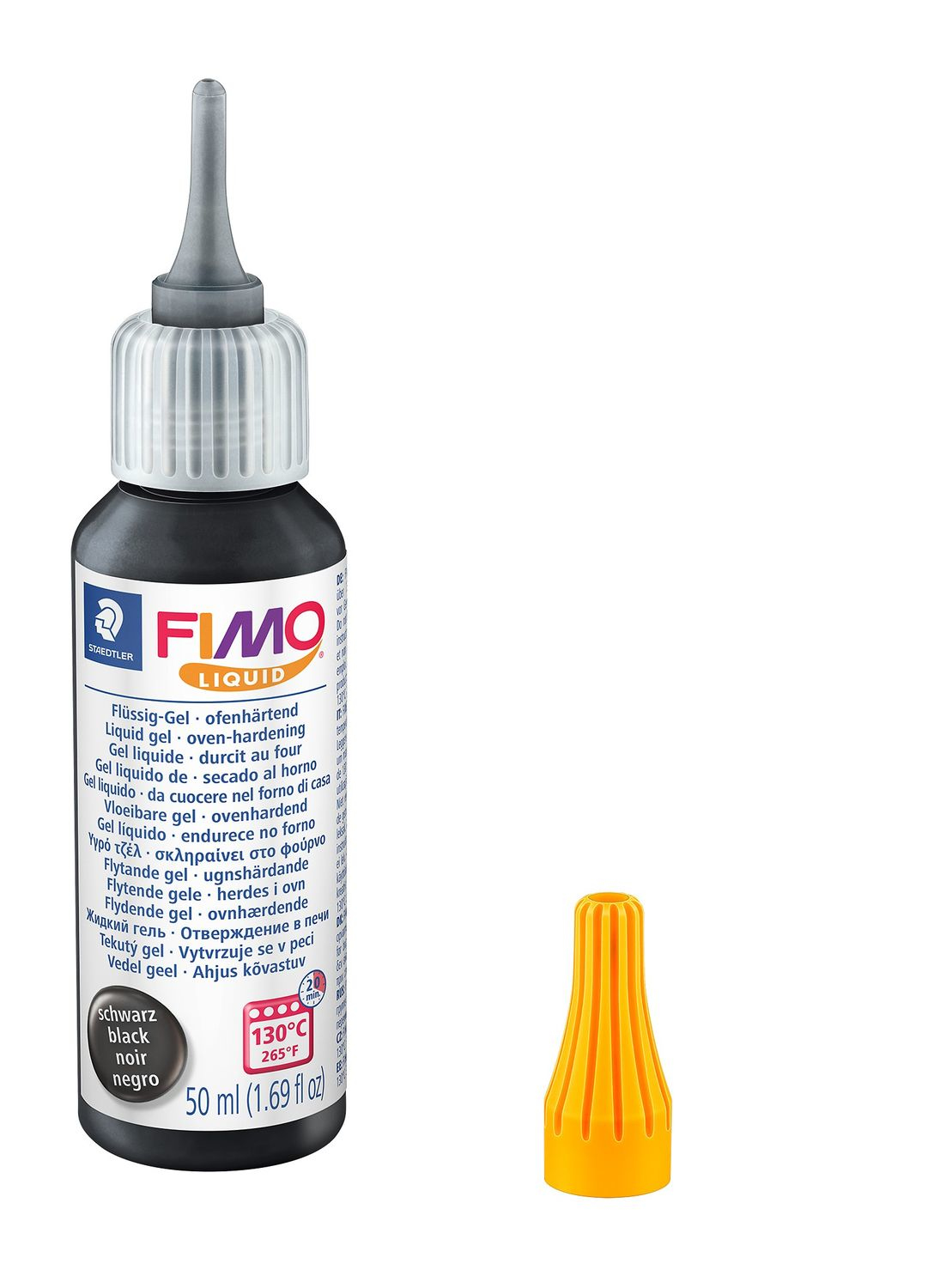STAEDTLER FIMO 8050 - Dekorier-Gel - Schwarz - Erwachsene - 1 Stück(e) - 130 °C - 20 min
