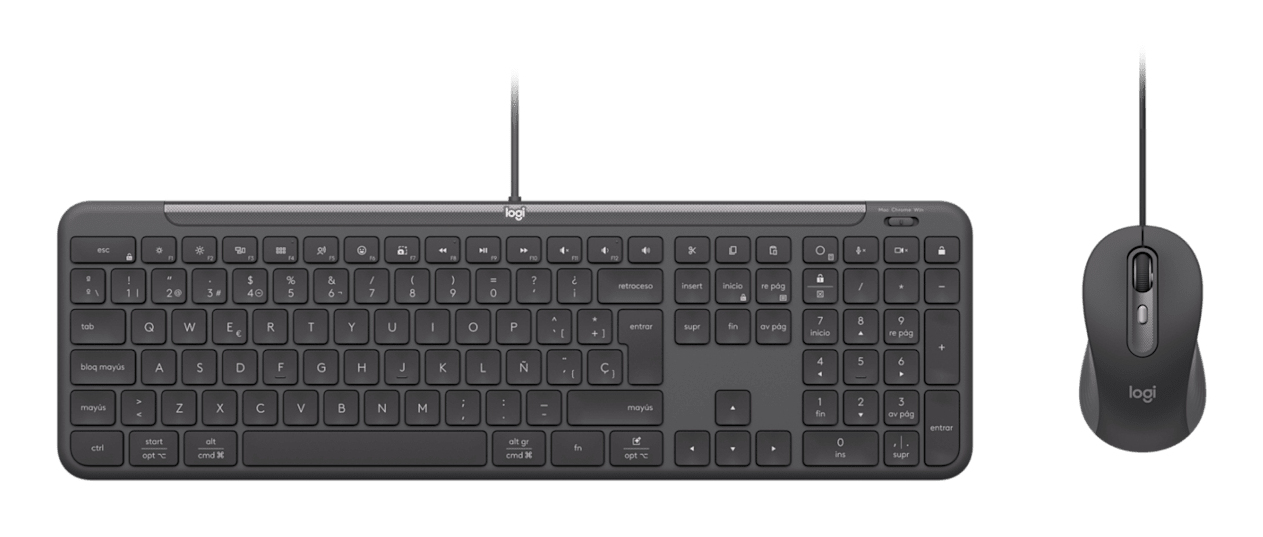 Logitech Signature Slim Wired Combo MK620 for Business - TL: Französisch, AZERTY, Ansicht 2