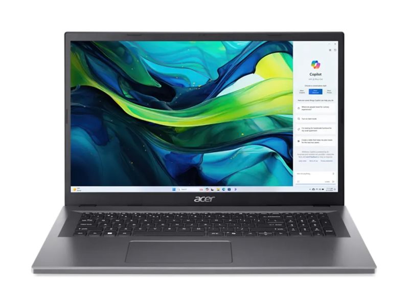 Acer Aspire Go 17 AG17-31P - Intel N-series N355 / 1.9 GHz - ESHELL - Intel Graphics - 8 GB RAM - 512 GB SSD NVMe - 43.9 cm (17.3")
