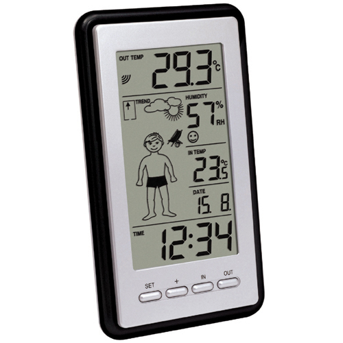 Proficell Techno Line WS 9632-IT - Wetterstation - Grau, Ansicht 2
