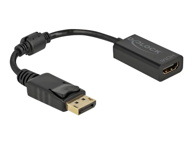 Delock Videoadapter - DisplayPort männlich Verriegelung zu HDMI weiblich