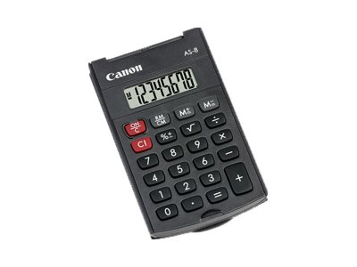 Canon AS-8 - Taschenrechner - 8 Stellen - Dunkelgrau, Ansicht 2