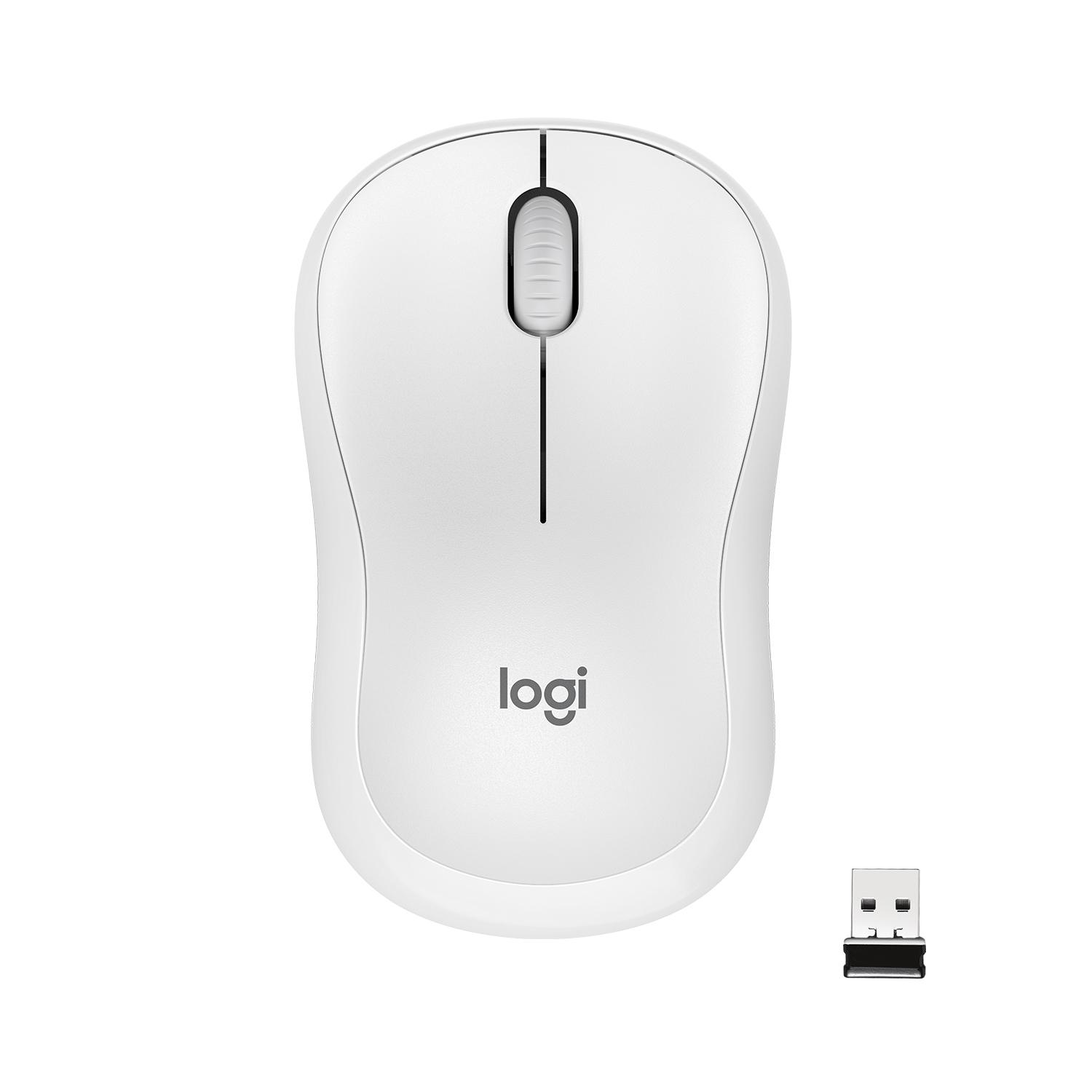 Logitech M220 - Beidhändig - Optisch - RF Wireless - 1000 DPI - Weiß