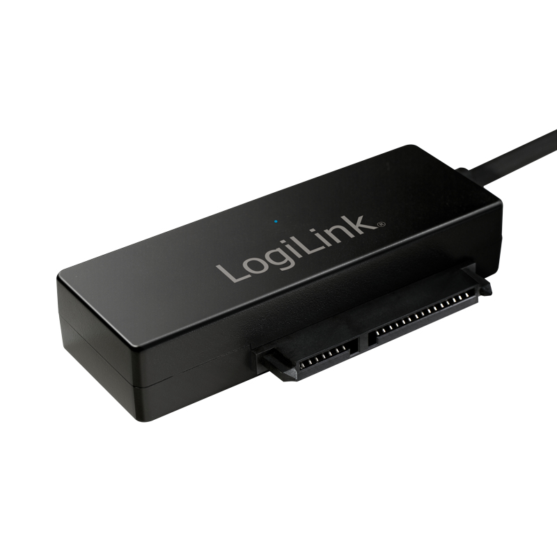 LogiLink Adapter USB 3.0 to SATA with OTB - Speicher-Controller mit Datenanzeige, Netzanzeige, OneTouchEasy-Button (OTB), Ansicht 2