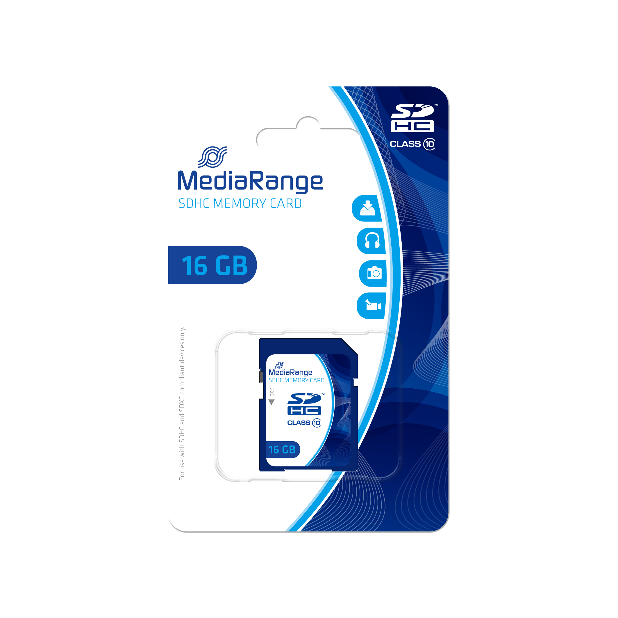 MEDIARANGE Flash-Speicherkarte - 16 GB - Class 10, Ansicht 2
