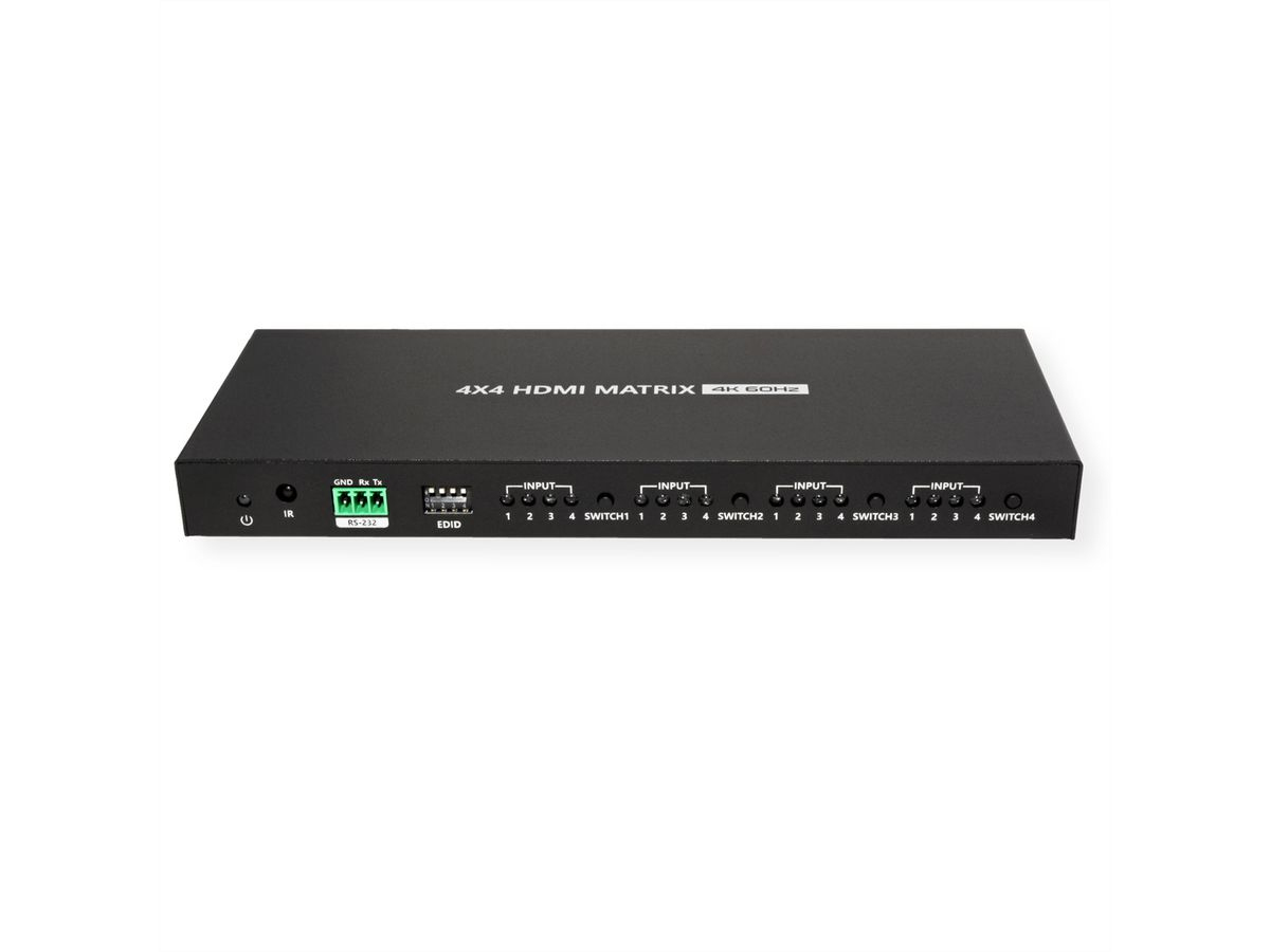 VALUE HDMI Matrix 4K60Hz 4 x 4, Ansicht 2