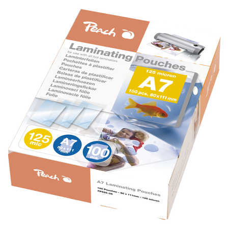 Peach 125 Mikron - 100er-Pack - A7 (74 x 105, Ansicht 2