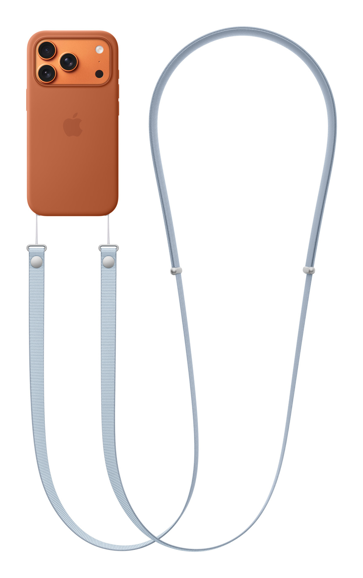 Apple Schultergurt für Handy - Hellblau, Ansicht 3