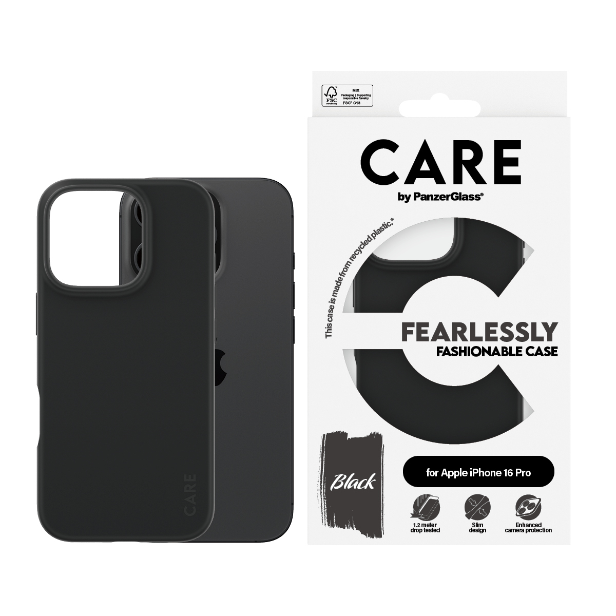 PanzerGlass CARE by PanzerGlass - Hintere Abdeckung für Mobiltelefon - Thermoplastisches Polyurethan (TPU), Ansicht 3