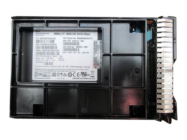 Hewlett Packard HP SATA-SSD 480GB SATA 6G LFF (872519-001) - REFURB