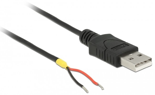 Delock 85664, 1,5 m, USB A, USB 2.0, 0,48 Gbit/s, Schwarz