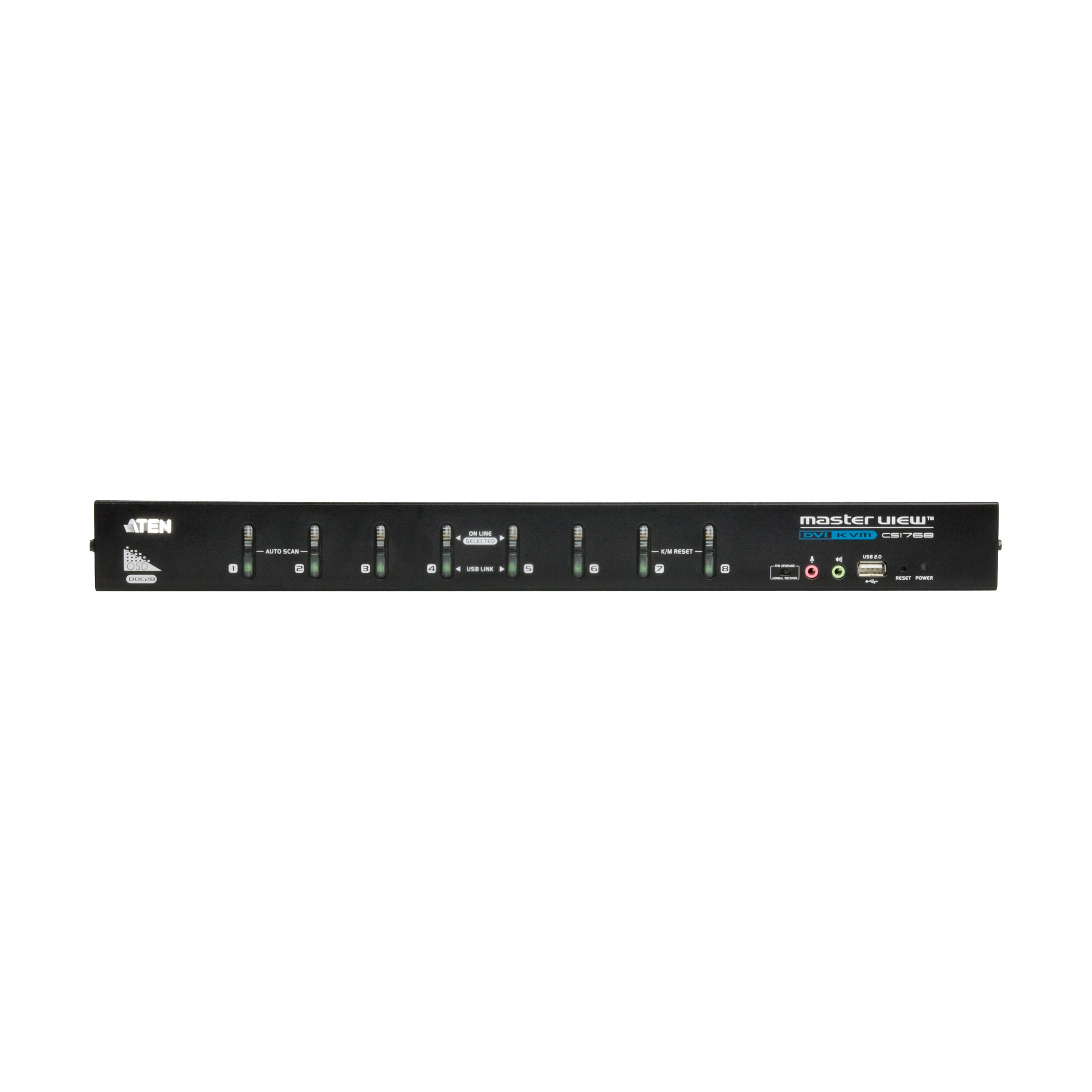 ATEN CS1768 - KVM-Audio-Switch - 8 x KVMAudio