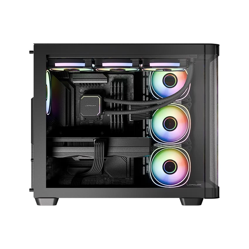LC-Power Geh Midi ATX 8001B Pro-Storm Dark o.N. - Midi/Minitower - ATX, Ansicht 2