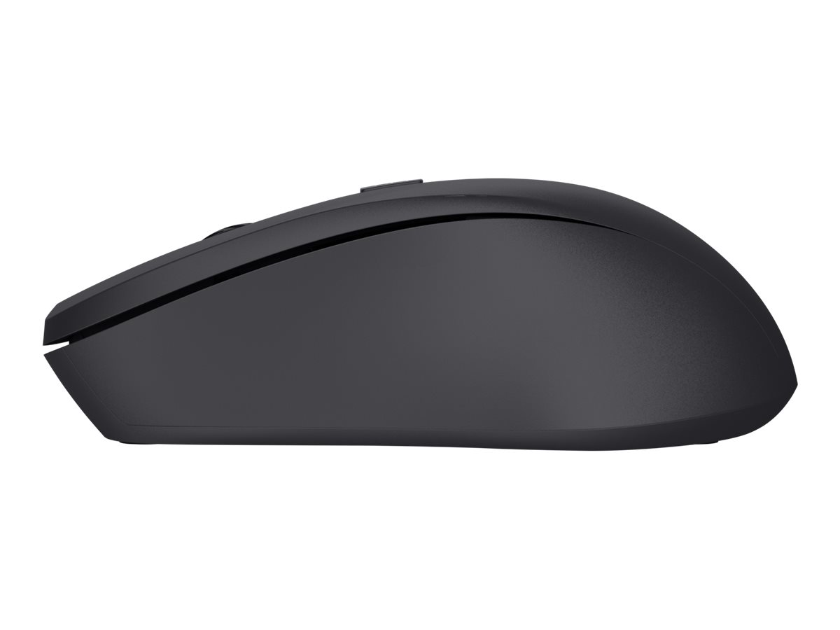 Trust Mydo - Maus - leise - rechts- und linkshändig - optisch - 4 Tasten - kabellos - 2.4 GHz - kabelloser Empfänger (USB)