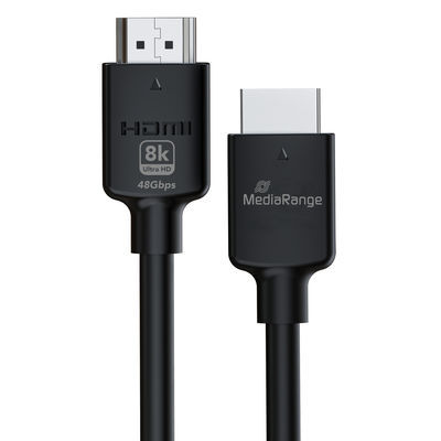 MEDIARANGE HDMI Ultra High Speed Ethernet Kabel 48Gibt/s - Kabel - Digital/Display/Video, Ansicht 4