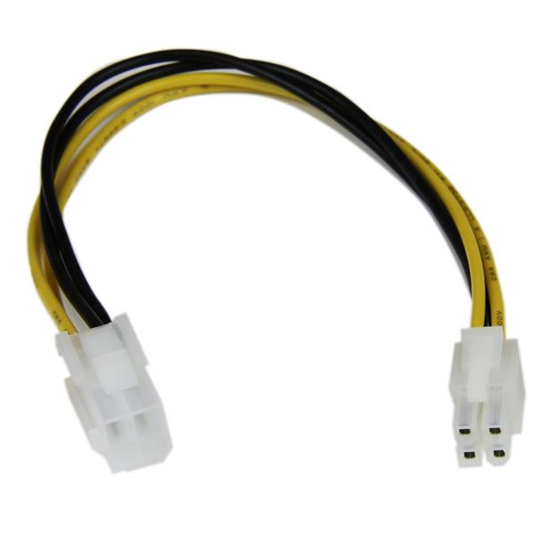 StarTech.com 20 cm ATX12V 4 Pin. P4 CPU-Verlängerungskabel – St/Bu - Spannungsversorgungs-Verlängerungskabel, Ansicht 2