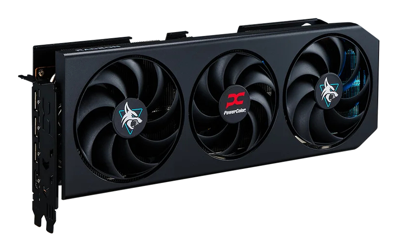 PowerColor RX 9070XT Hellhound OC 16GB RX9070XT 16G-L/OC retail - 16.384 MB - GDDR6, Ansicht 3