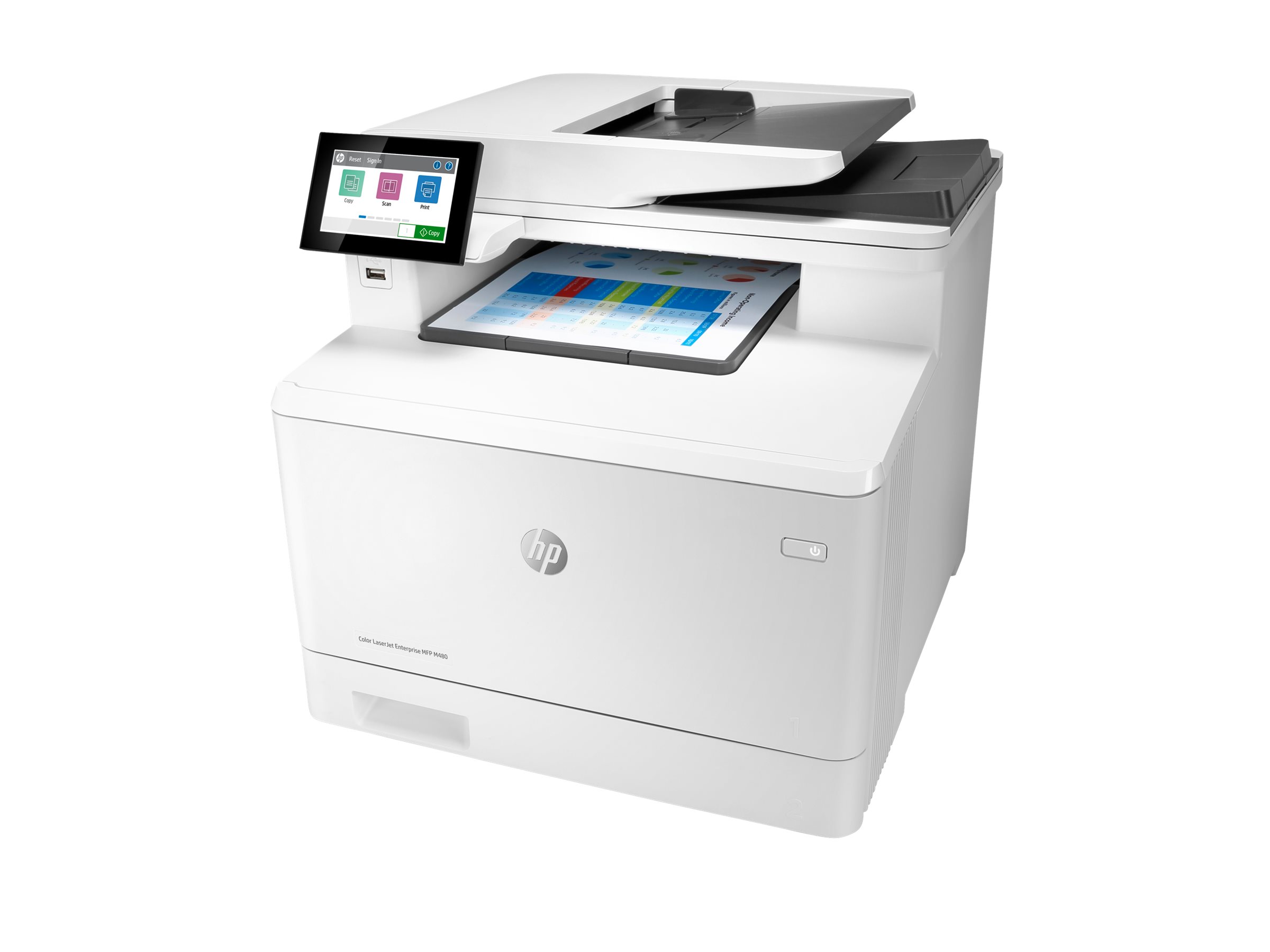 HP Color LaserJet Enterprise MFP M480f - Multifunktionsdrucker - Farbe - Laser - Legal (216 x 356 mm)