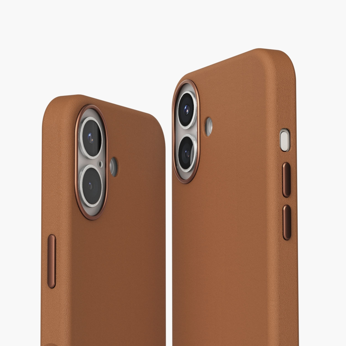Vonmählen Like Leather Case für iPhone 16 Plus braun, Ansicht 4