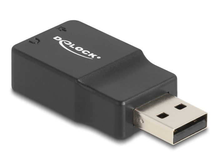 Delock Adapter USB-A auf Kopfhöreranschluss, Ansicht 3