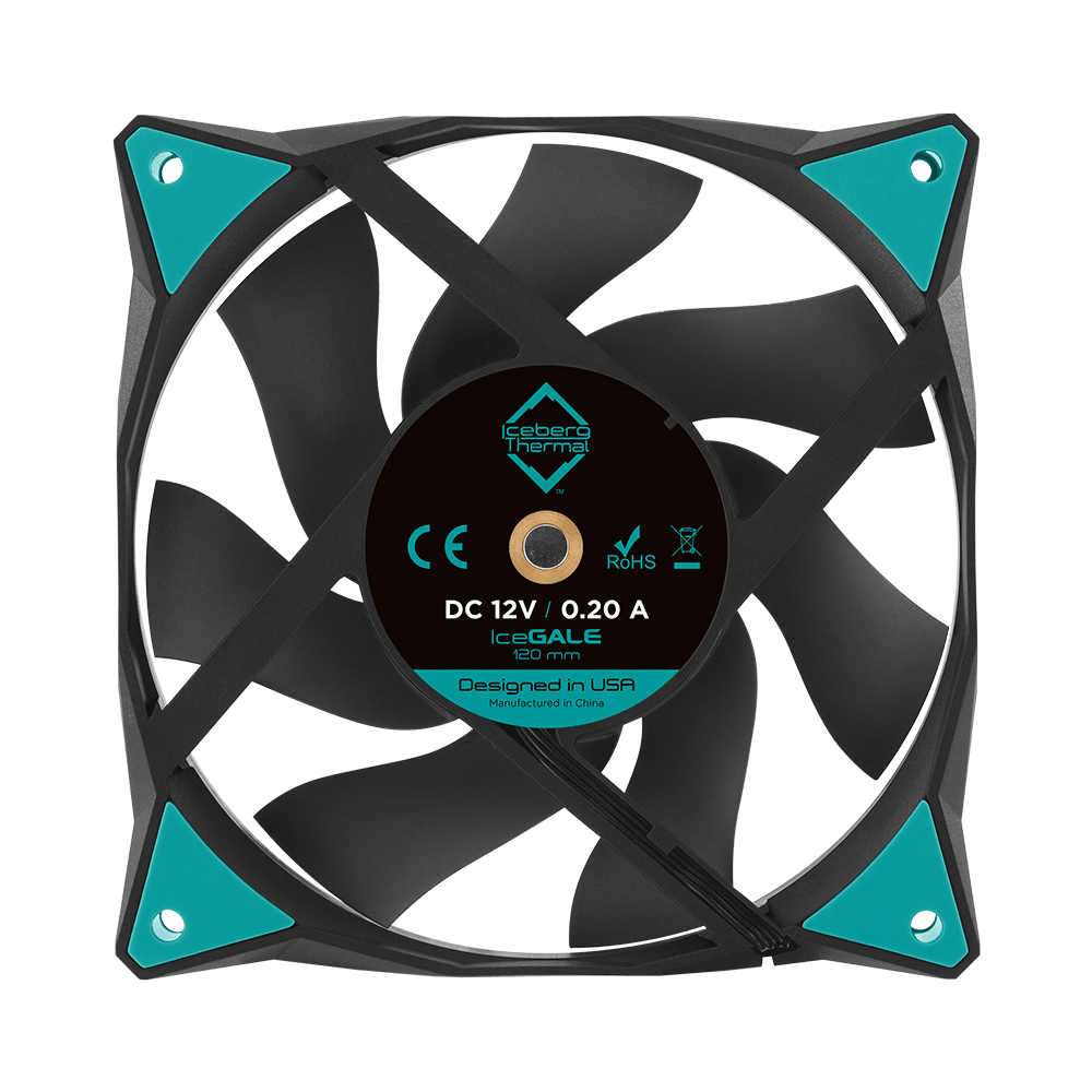 Iceberg Interactive Iceberg Thermal IceGALE - Ventilator - 12 cm - 500 RPM - 1850 RPM - 35 dB - 76 cfm, Ansicht 3